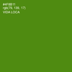 #4F8B11 - Vida Loca Color Image