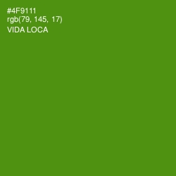 #4F9111 - Vida Loca Color Image