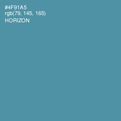 #4F91A5 - Horizon Color Image