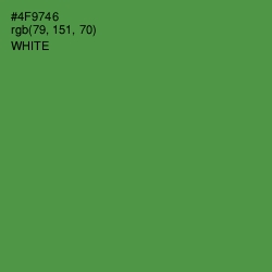 #4F9746 - Hippie Green Color Image