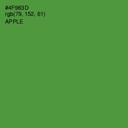 #4F983D - Apple Color Image