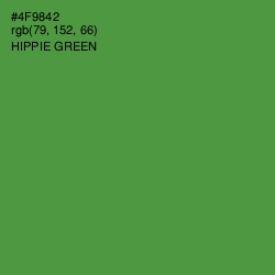 #4F9842 - Hippie Green Color Image