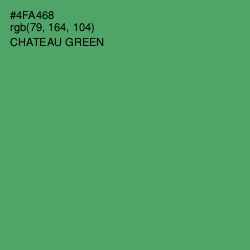 #4FA468 - Chateau Green Color Image