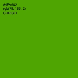 #4FA602 - Christi Color Image