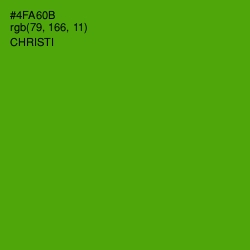 #4FA60B - Christi Color Image