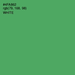 #4FA862 - Chateau Green Color Image