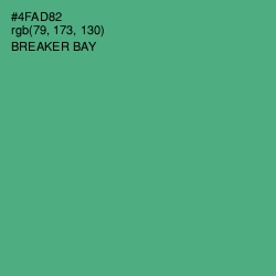 #4FAD82 - Breaker Bay Color Image