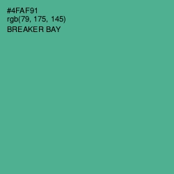 #4FAF91 - Breaker Bay Color Image
