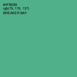 #4FB089 - Breaker Bay Color Image