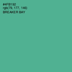 #4FB192 - Breaker Bay Color Image