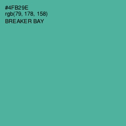 #4FB29E - Breaker Bay Color Image