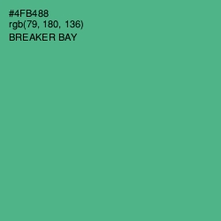 #4FB488 - Breaker Bay Color Image