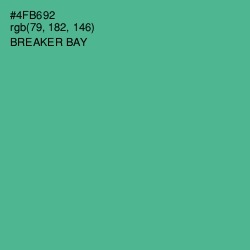 #4FB692 - Breaker Bay Color Image