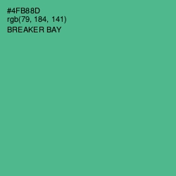 #4FB88D - Breaker Bay Color Image