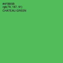 #4FBB5B - Chateau Green Color Image