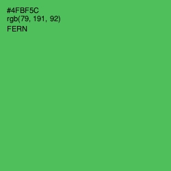 #4FBF5C - Fern Color Image