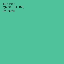 #4FC29C - De York Color Image