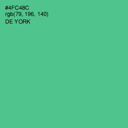 #4FC48C - De York Color Image