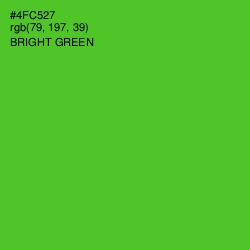 #4FC527 - Bright Green Color Image