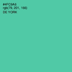 #4FC9A6 - De York Color Image