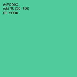#4FCD9C - De York Color Image