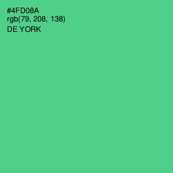 #4FD08A - De York Color Image