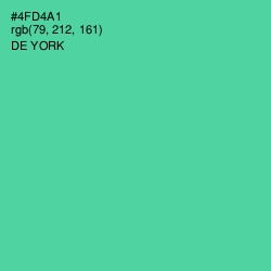 #4FD4A1 - De York Color Image