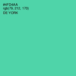 #4FD4AA - De York Color Image