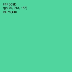 #4FD59D - De York Color Image