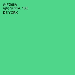 #4FD68A - De York Color Image
