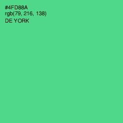 #4FD88A - De York Color Image