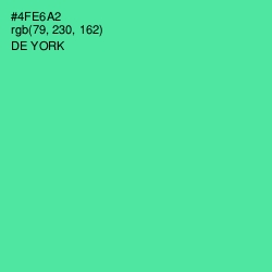 #4FE6A2 - De York Color Image