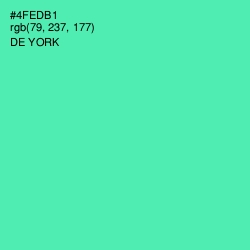 #4FEDB1 - De York Color Image