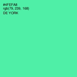#4FEFA8 - De York Color Image