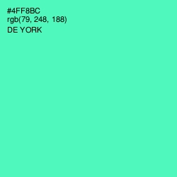 #4FF8BC - De York Color Image