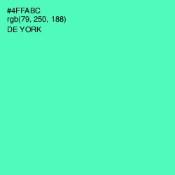 #4FFABC - De York Color Image