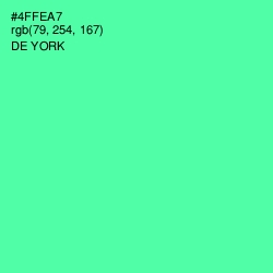 #4FFEA7 - De York Color Image