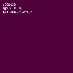 #50003B - Mulberry Wood Color Image