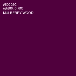 #50003C - Mulberry Wood Color Image