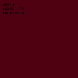 #500111 - Maroon Oak Color Image