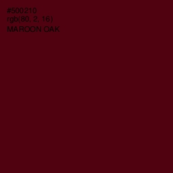 #500210 - Maroon Oak Color Image