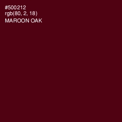 #500212 - Maroon Oak Color Image