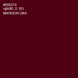 #500214 - Maroon Oak Color Image