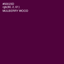 #50023D - Mulberry Wood Color Image