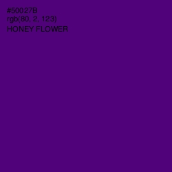 #50027B - Honey Flower Color Image