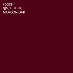 #500314 - Maroon Oak Color Image