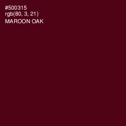 #500315 - Maroon Oak Color Image