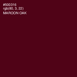 #500316 - Maroon Oak Color Image