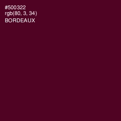 #500322 - Bordeaux Color Image