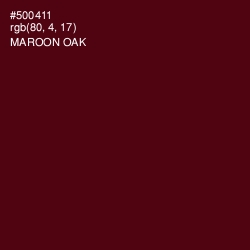 #500411 - Maroon Oak Color Image